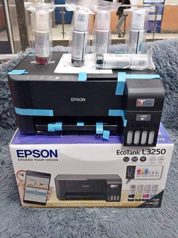Epson EcoTank L3250 A4 WIRELESS Printer (All-in-One) Print & Scan, Bonus All Colour inks