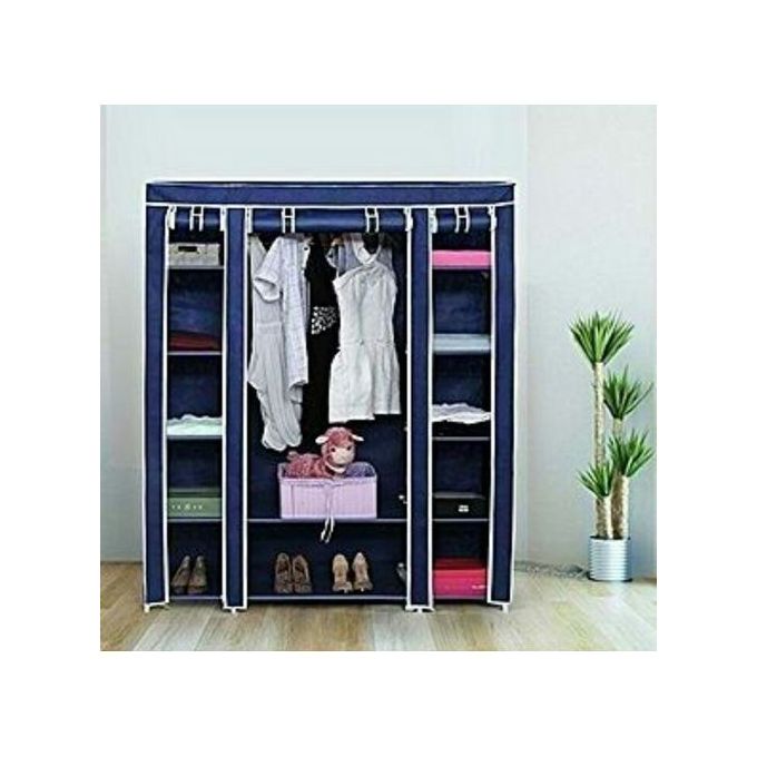 DIY Durable And Easy To Assemble Wardrobe Portable Home Storage 3 Column