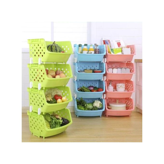 Stylish Kitchen Vegetable Fruit MultiStorage Rack Stand