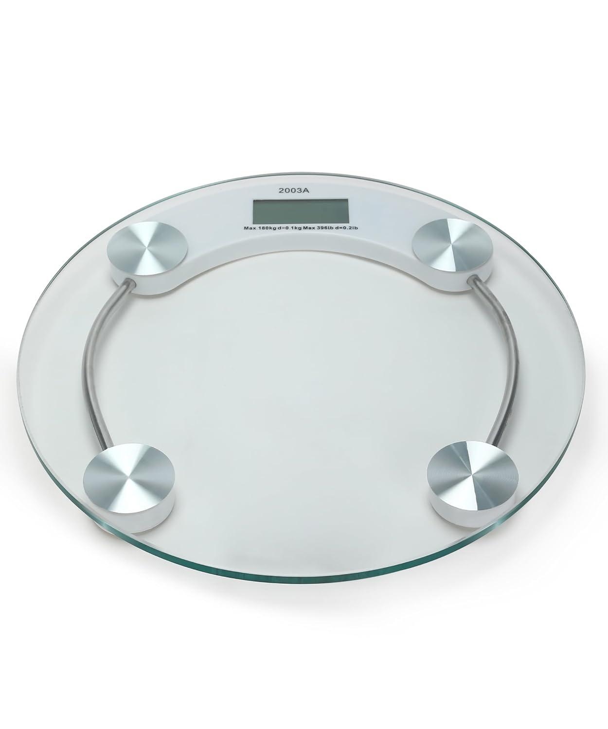 Digital Glass Weighing Machine – Personal Body Weight Scale (Transparent) Max 180KG | Home Bathroom Health Scale