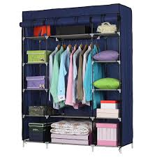 DIY Durable And Easy To Assemble Wardrobe Portable Home Storage 3 Column