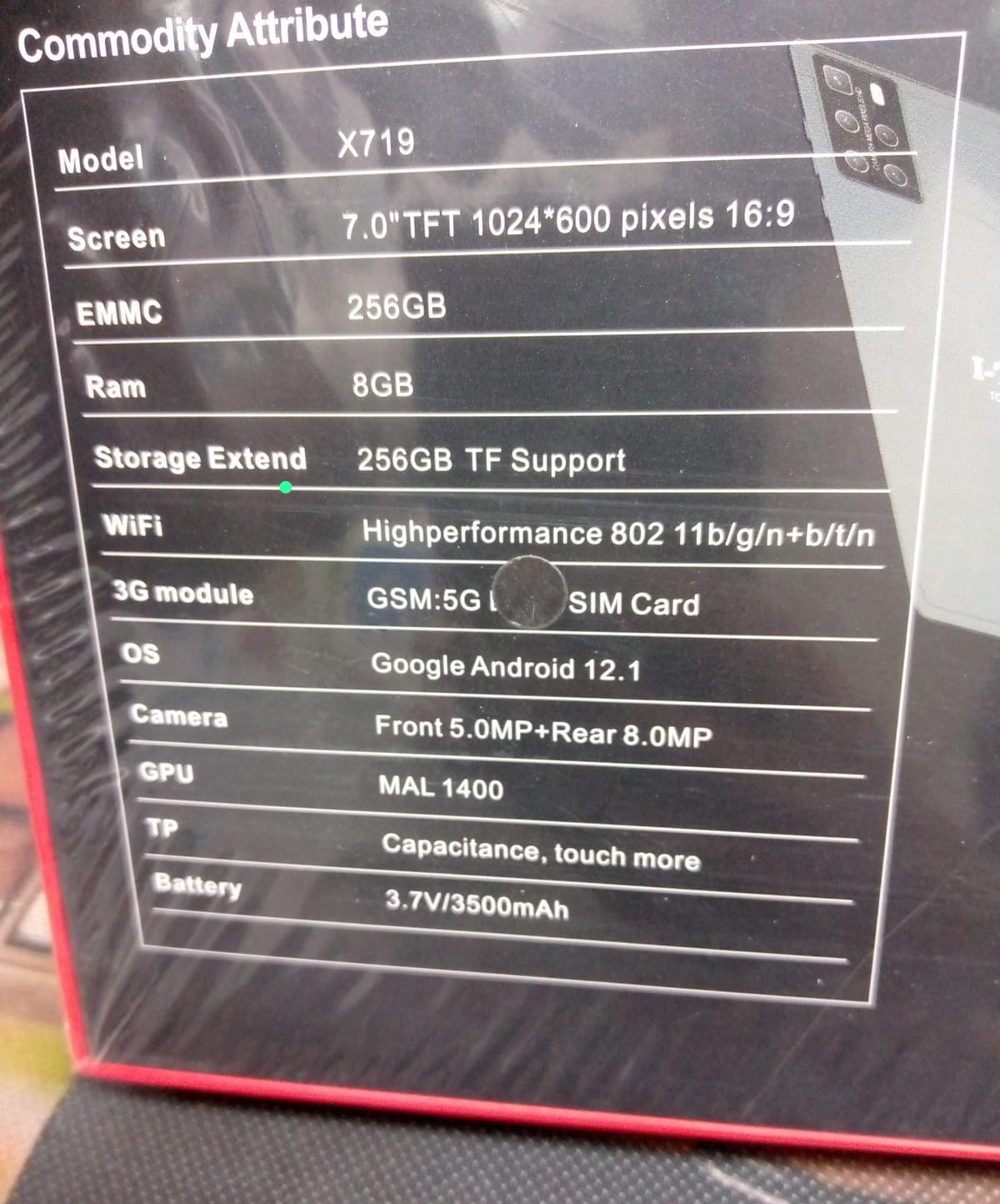 I-TOUCH X719 5G 8GB+256GB