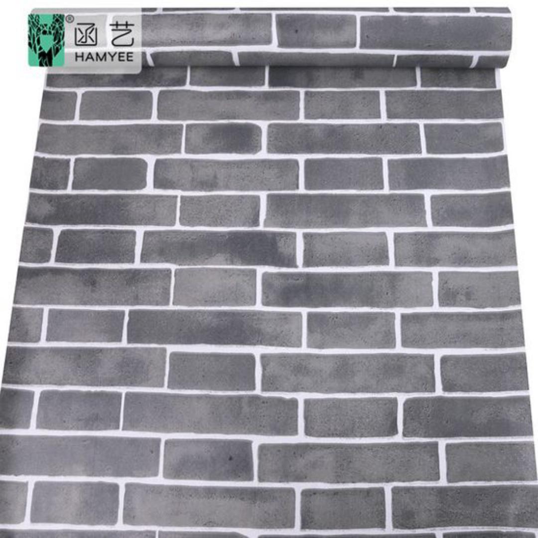 Grey Brick Peel And Stick Wallpaper Waterproof Wallpaper Self Adhesive Wallpaper Self Adhesive Contact Paper Marble Contact Paper