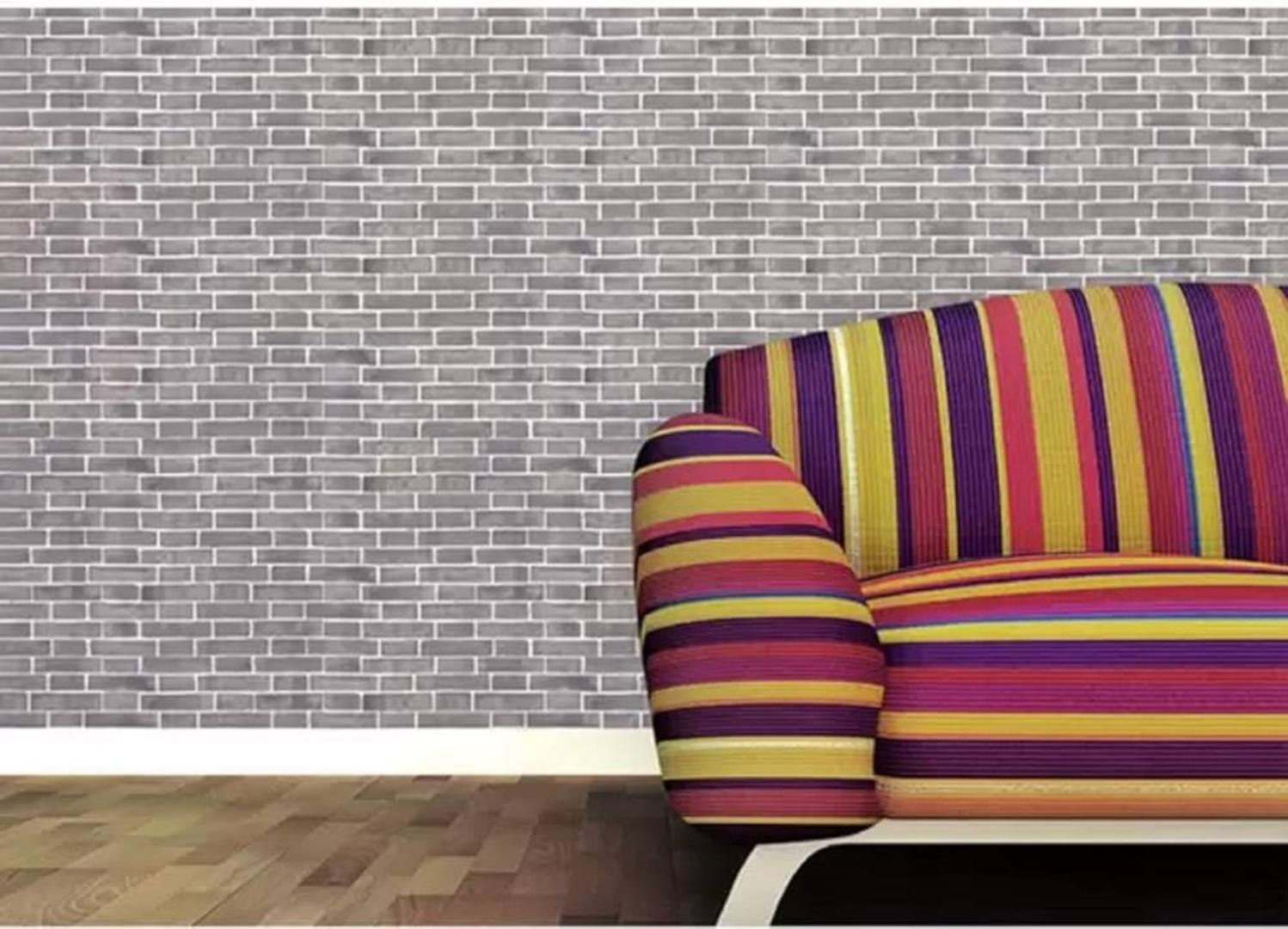 Grey Brick Peel And Stick Wallpaper Waterproof Wallpaper Self Adhesive Wallpaper Self Adhesive Contact Paper Marble Contact Paper