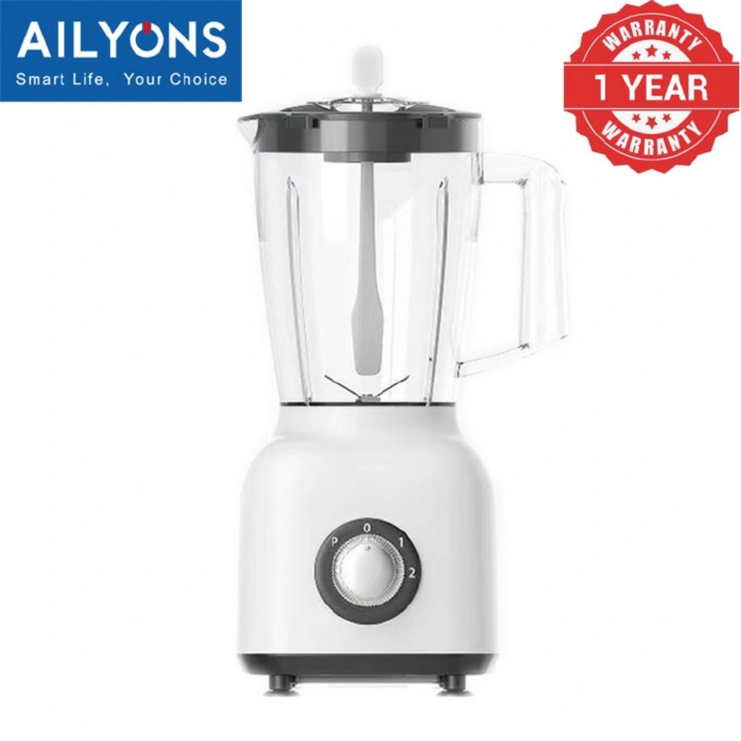 LYONS 1.5L 2 In 1 Motor Stainless Steel Blender YT-138 Quality With Grinder Juicer White【HOT】