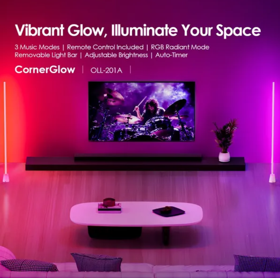 Corner Glow Ambient Floor Lamp-OLL-201A