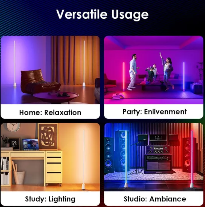 Corner Glow Ambient Floor Lamp-OLL-201A