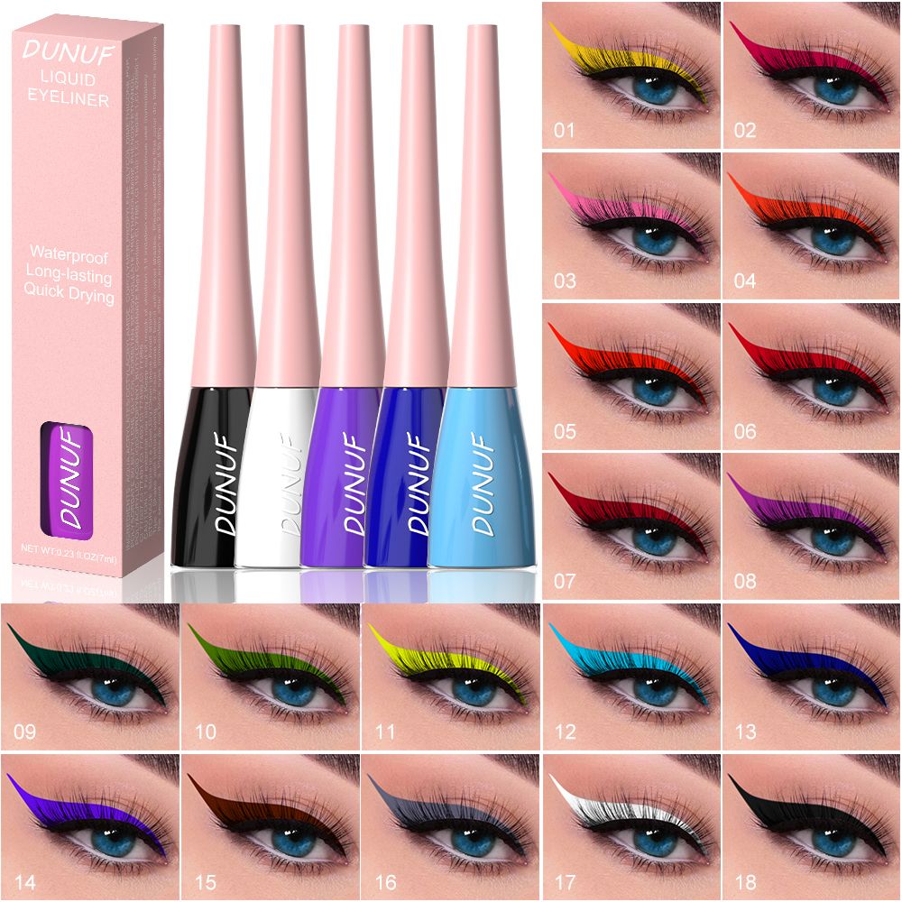 Waterproof Long-Wearing Liquid Eyeliner - Smudge-Resistant, Transfer-Proof, Perfect For Creating Dramatic Looks And Everyday Use for Halloween