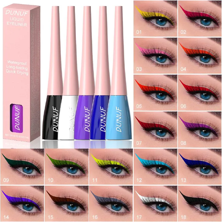 Waterproof Long-Wearing Liquid Eyeliner - Smudge-Resistant, Transfer-Proof, Perfect For Creating Dramatic Looks And Everyday Use for Halloween
