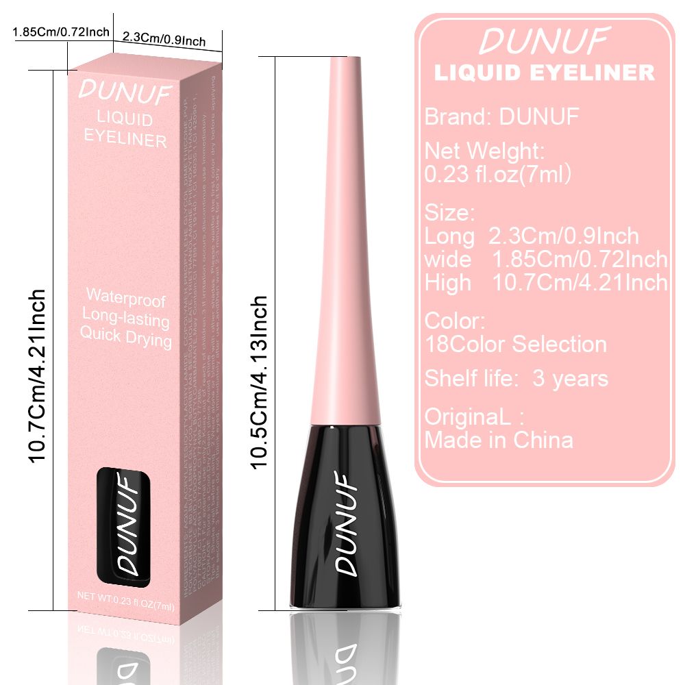 Waterproof Long-Wearing Liquid Eyeliner - Smudge-Resistant, Transfer-Proof, Perfect For Creating Dramatic Looks And Everyday Use for Halloween