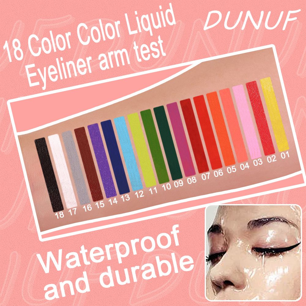 Waterproof Long-Wearing Liquid Eyeliner - Smudge-Resistant, Transfer-Proof, Perfect For Creating Dramatic Looks And Everyday Use for Halloween