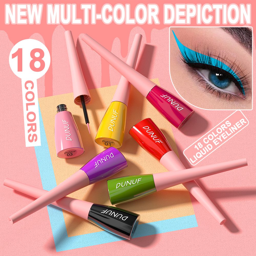 Waterproof Long-Wearing Liquid Eyeliner - Smudge-Resistant, Transfer-Proof, Perfect For Creating Dramatic Looks And Everyday Use for Halloween