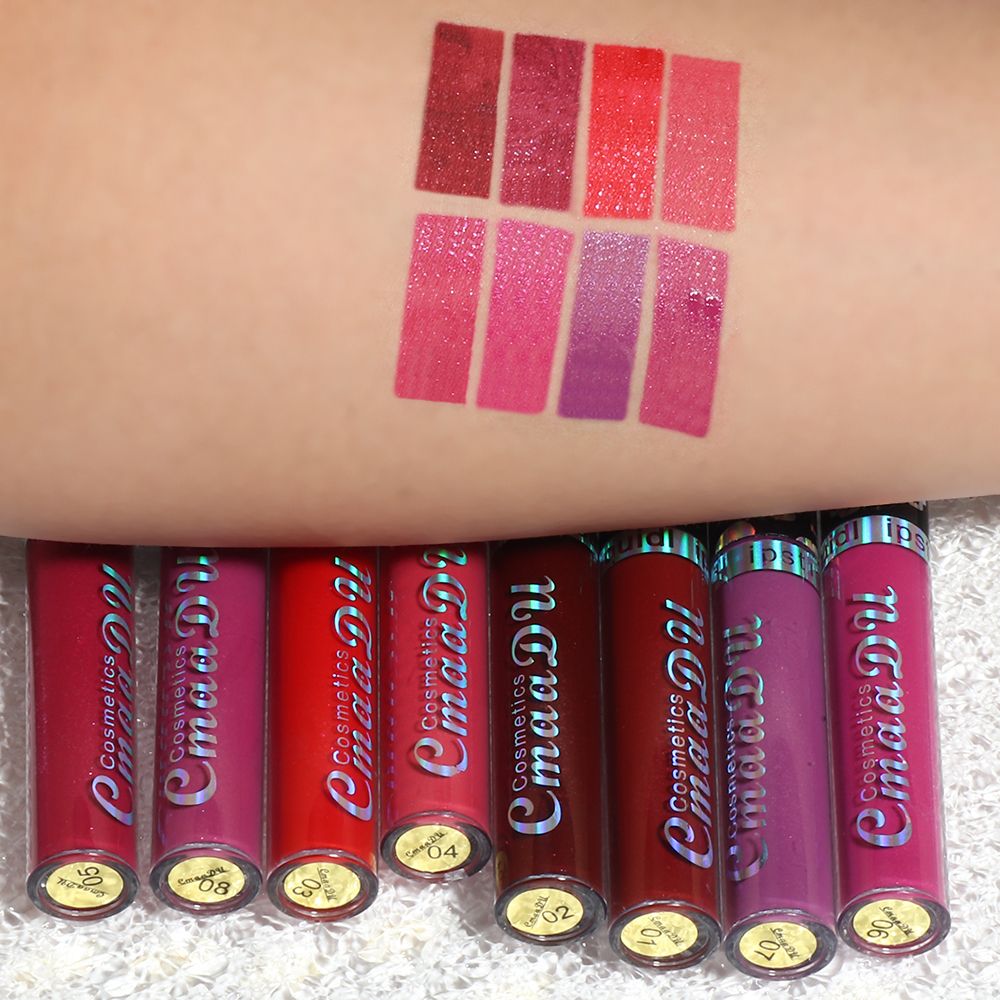 Makeup. The must-have beauty product: CmaaDu Laser Skull Lip Gloss and Lipstick is setting off a wild storm of personalized street makeup looks.