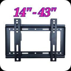 TV Wall Mount TV Stand 14″-55″ Steel Material Fixed - Swivel Solid Wall Black Quality product rotating wall bracket 14 inch to 55 inch support affordable HDL-11