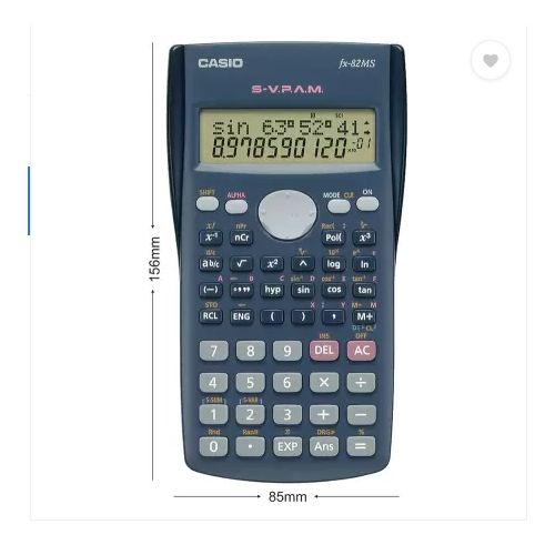 Casio FX82MS 1st Edition Scientific Calculator Non-programmable Best for KCSE