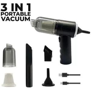3in1 Rechargeable Portable car Vacuum Cleaner Portable handled Auto mini Vacuum Cleaner Robot . Usage: car, house, office 🏷️ powerful car interior Cleaning