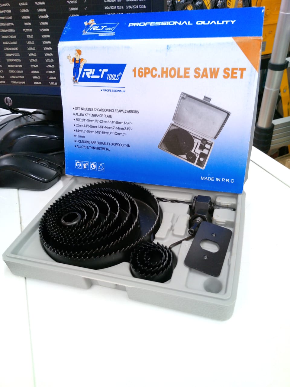 16pcs Hole Saw