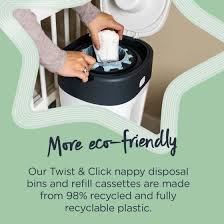 Tommee Tippee Twist And Click Advanced Nappy Bin