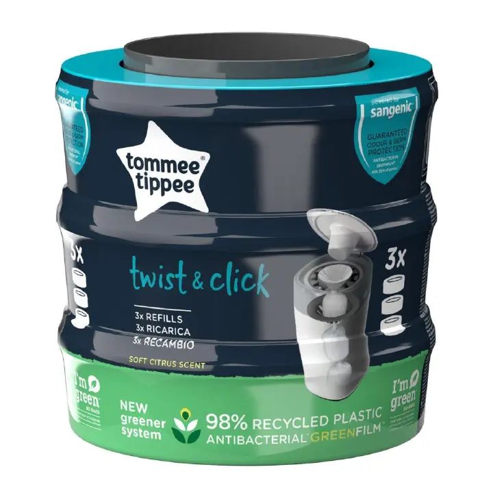 Twist And Click Advanced Nappy Disposal Refills Eco-Friendlier