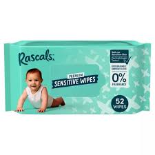Best price for Rascal Premium Sensitive Wipes Size-52 Wipes 1001248484