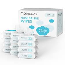 Mom cozy Nose Saline Baby Wipes