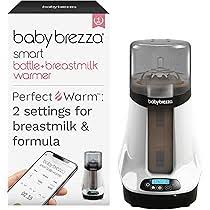 Baby Brezza Safe + Smart Bottle Warmer White/Grey Age Newborn & Above