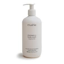 Mushie Baby Shampoo & Body Wash Fragrance Free Cosmos 400Ml