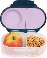 b.box Lunch Box for Big Eaters All Ages, Box with 2 Compartments, School Lunch Container with Ice Pack, Dishwasher Safe, BPA-Free, PFAS-Free
