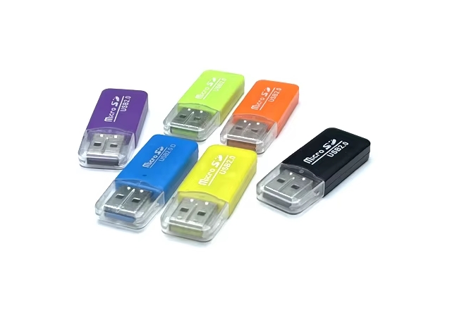 TF Card Reader Support Micro-SD Memory Card USB 2.0 For Mobile PC Laptop Camera 1PC