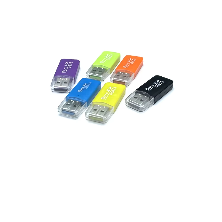 TF Card Reader Support Micro-SD Memory Card USB 2.0 For Mobile PC Laptop Camera 1PC