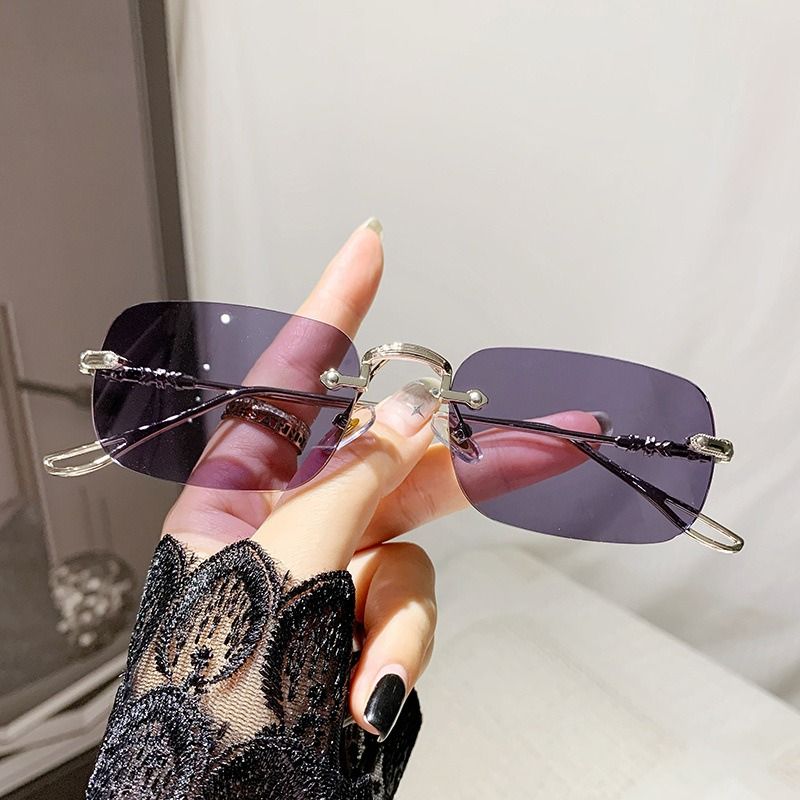 photochromic lenses anti blue light rose gold oversized metal blue photo gray for men women girls 2025 transition glasses 1pc
