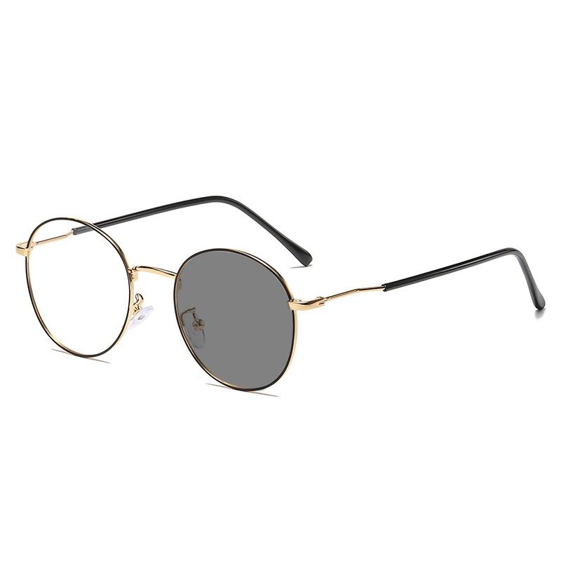 Round Frames Optical Men clear Anti Blue Light Glasses Photochromic Optical Glasses Eyeglasses Frames Women 1PC