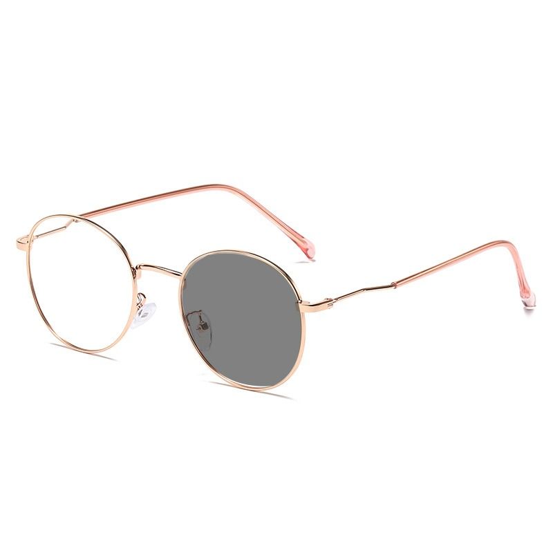 Round Frames Optical Men clear Anti Blue Light Glasses Photochromic Optical Glasses Eyeglasses Frames Women 1PC