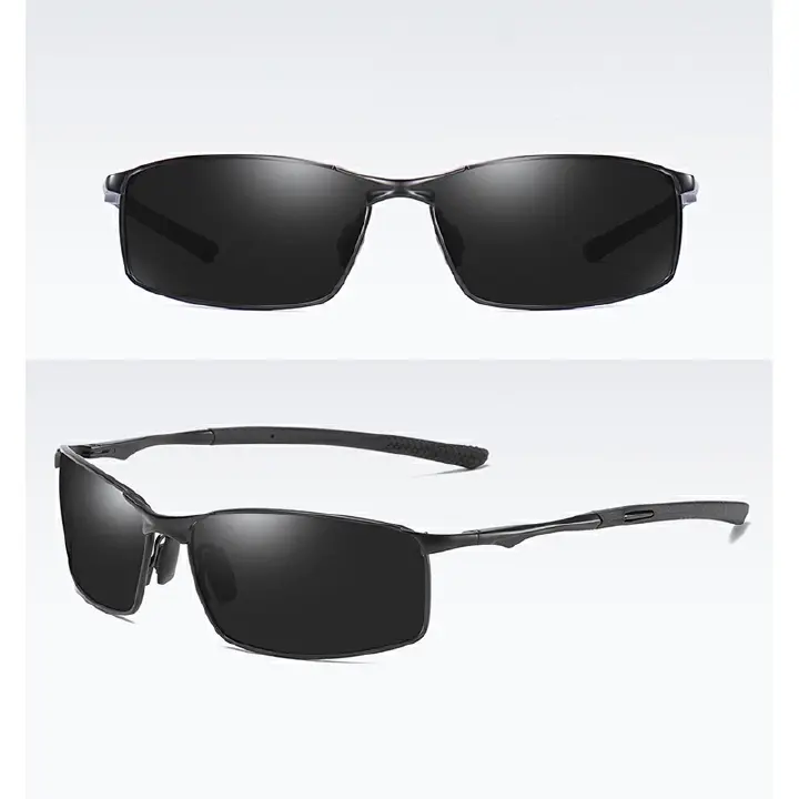 Mens Polarized Sunglasses for Sports,Outdoor Driving Sunglasses Men,Metal Frame Sun Glasses gafas 1PC