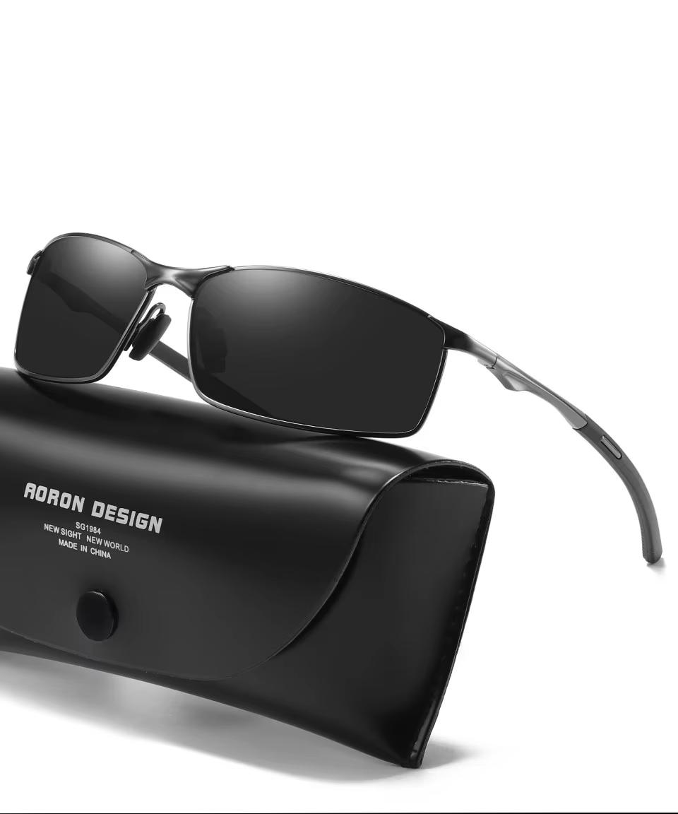 Mens Polarized Sunglasses for Sports,Outdoor Driving Sunglasses Men,Metal Frame Sun Glasses gafas 1PC