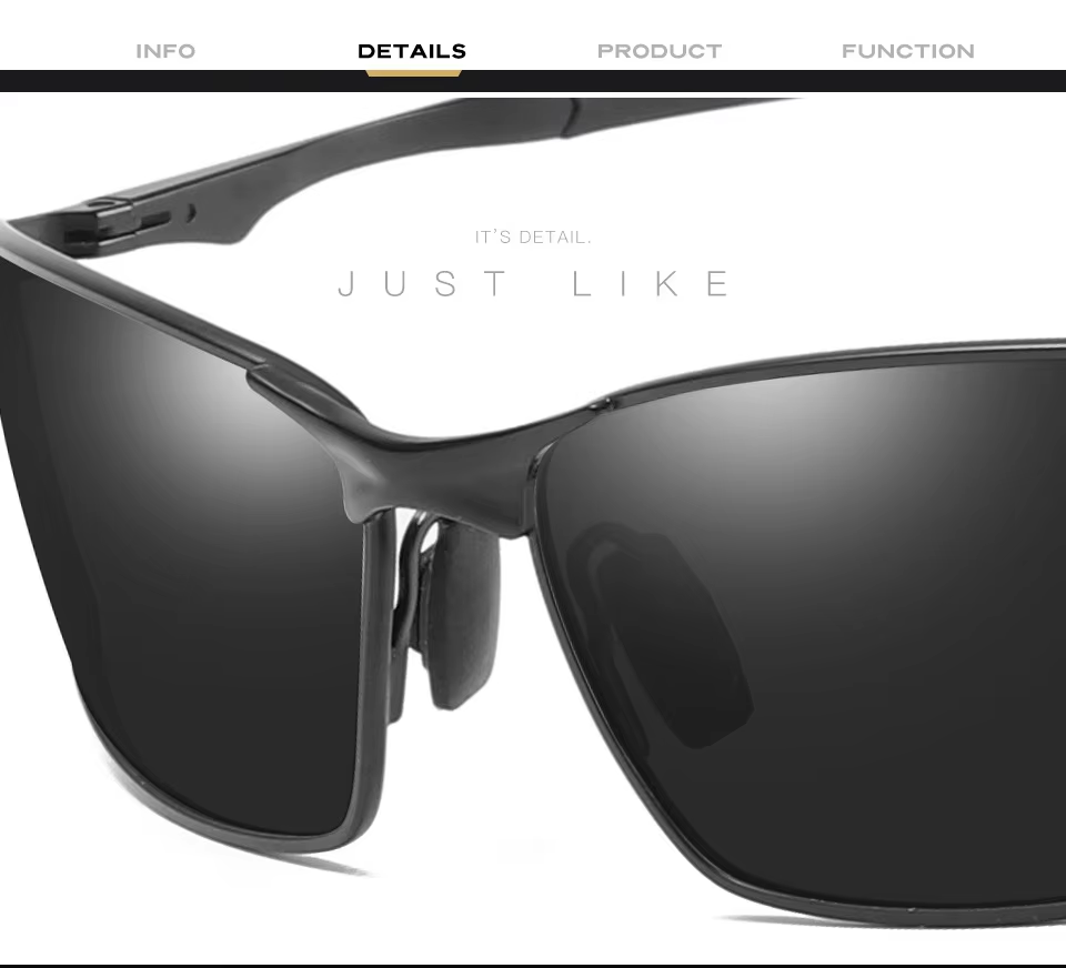 Mens Polarized Sunglasses for Sports,Outdoor Driving Sunglasses Men,Metal Frame Sun Glasses gafas 1PC