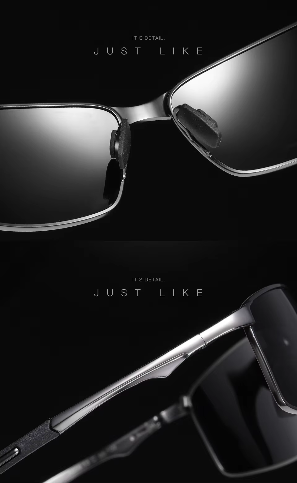 Mens Polarized Sunglasses for Sports,Outdoor Driving Sunglasses Men,Metal Frame Sun Glasses gafas 1PC