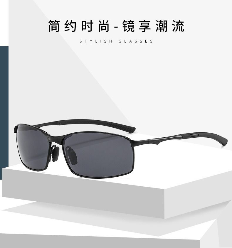 Mens Polarized Sunglasses for Sports,Outdoor Driving Sunglasses Men,Metal Frame Sun Glasses gafas 1PC