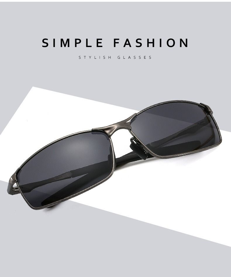 Mens Polarized Sunglasses for Sports,Outdoor Driving Sunglasses Men,Metal Frame Sun Glasses gafas 1PC