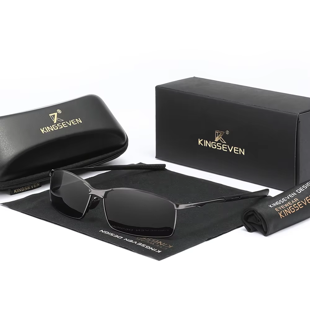 Mens Polarized Sunglasses for Sports,Outdoor Driving Sunglasses Men,Metal Frame Sun Glasses gafas 1PC