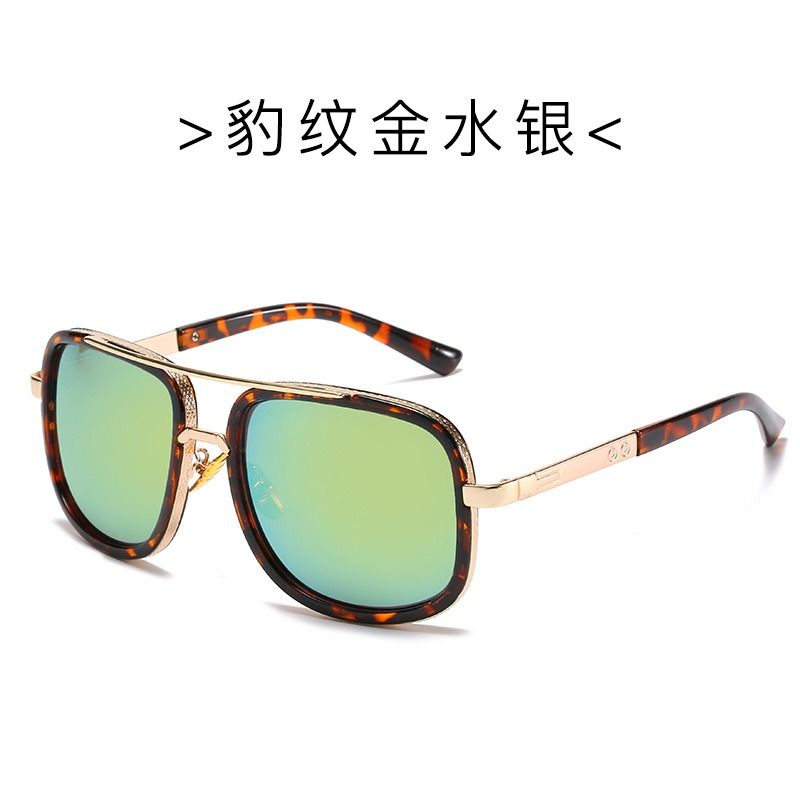 New Fashion Big Frame Sunglasses Men Square Fashion Glasses Women High Quality Retro Sun Glasses 1PC