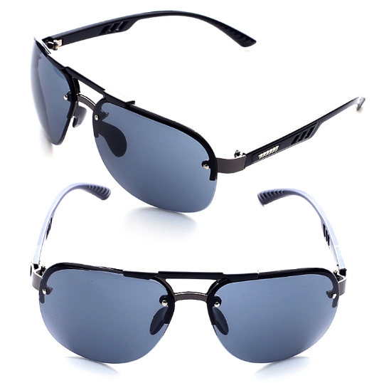 Newest Eyeglasses Frames Large Double Bridge Mens Metal Sports Cycling Sunglasses Hot Sale Wholesale Price Half Frame Sunglasses 1pc