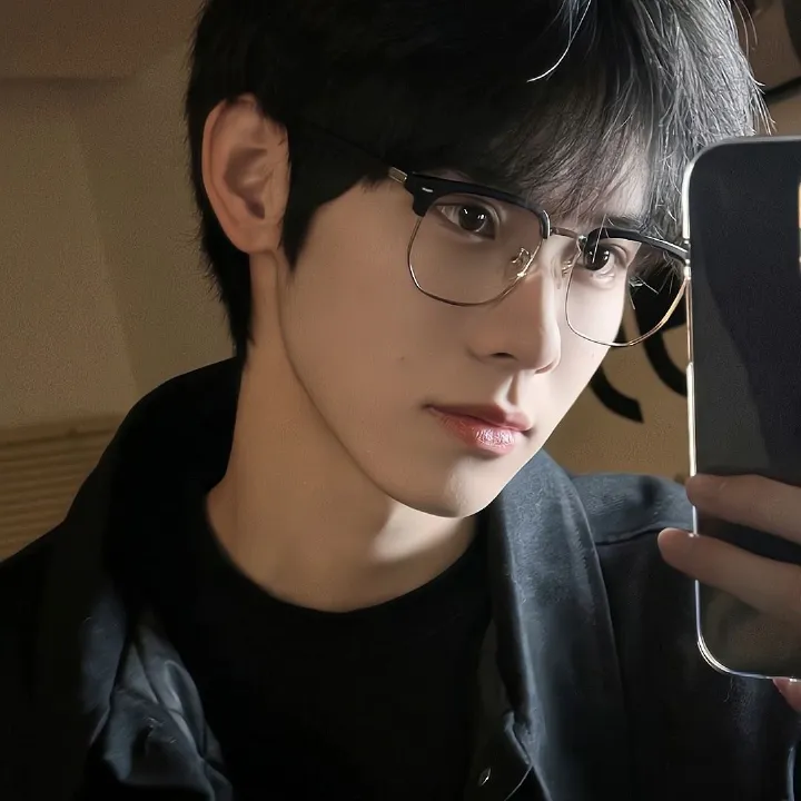 Rice Nail Metal Half Frame Men's and Women's Square Frame Glasses Frames Anti Blue Light Reading Myopia Optical Eyeglasses 1pc
