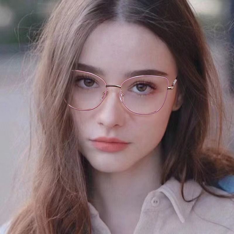 2025 New Trend Products Block UV Glasses Optical Glasses square Frame Metal Frames for Women and Men 1pc