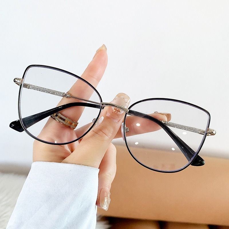 2025 New Trend Products Block UV Glasses Optical Glasses square Frame Metal Frames for Women and Men 1pc