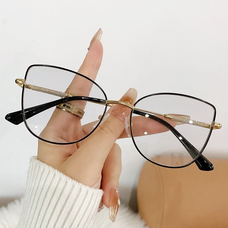 2025 New Trend Products Block UV Glasses Optical Glasses square Frame Metal Frames for Women and Men 1pc