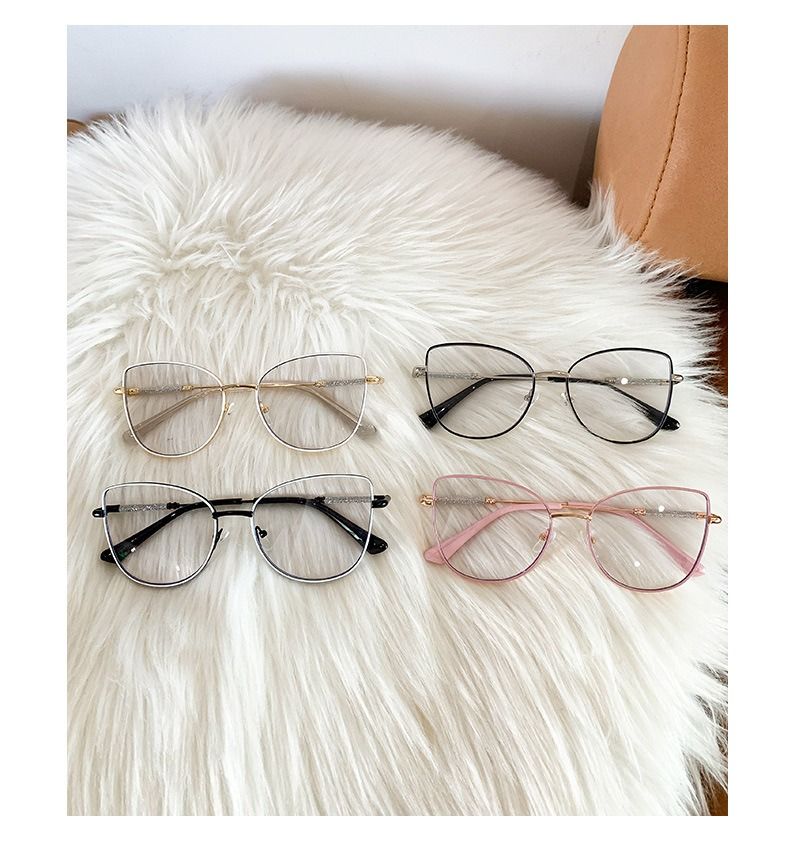 2025 New Trend Products Block UV Glasses Optical Glasses square Frame Metal Frames for Women and Men 1pc