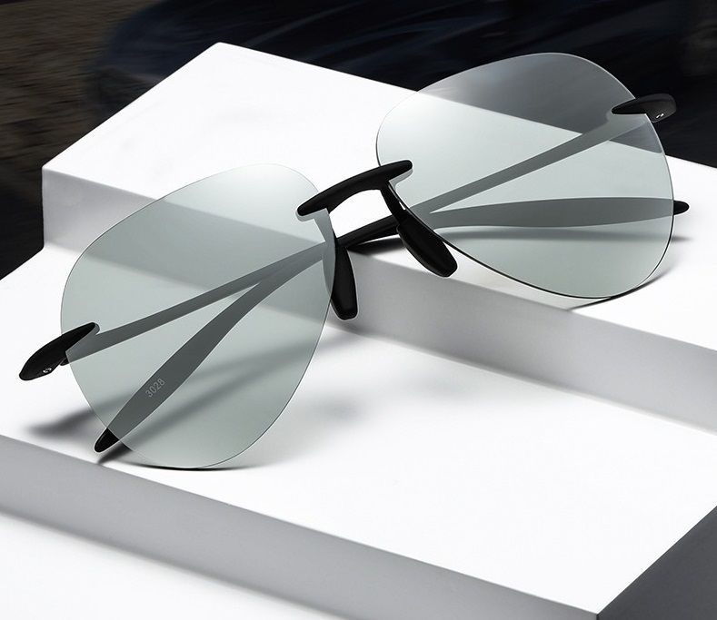 High End Custom Logo Mens Composite Lens UV Protection Sunglasses for Men Fishing Driving Sports Polarized Sunglasses 1PC