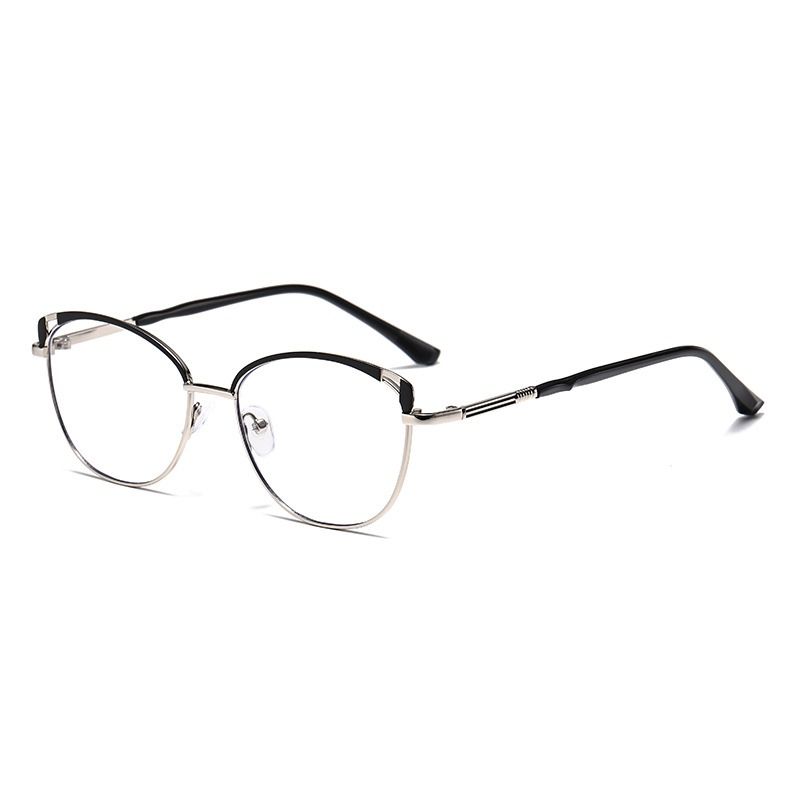 MK25041 New  Metal Cat Eye Anti Blue Light Glasses Blocking Photochromic Photogray Lunett Shades Eyewear Spectacles Female Eyeglasses 1PC