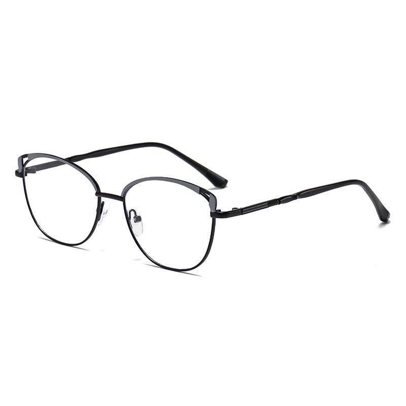 MK25041 New  Metal Cat Eye Anti Blue Light Glasses Blocking Photochromic Photogray Lunett Shades Eyewear Spectacles Female Eyeglasses 1PC